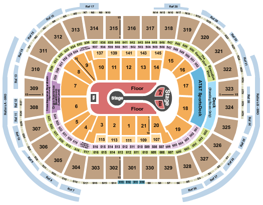 TD Garden Benson Boone Seating Chart