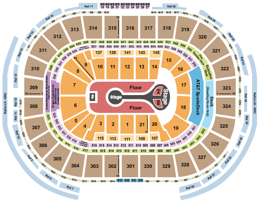 TD Garden Benson Boone Seating Chart
