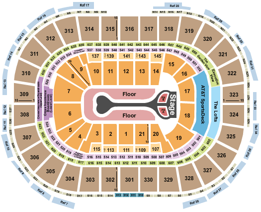 TD Garden Benson Boone Seating Chart